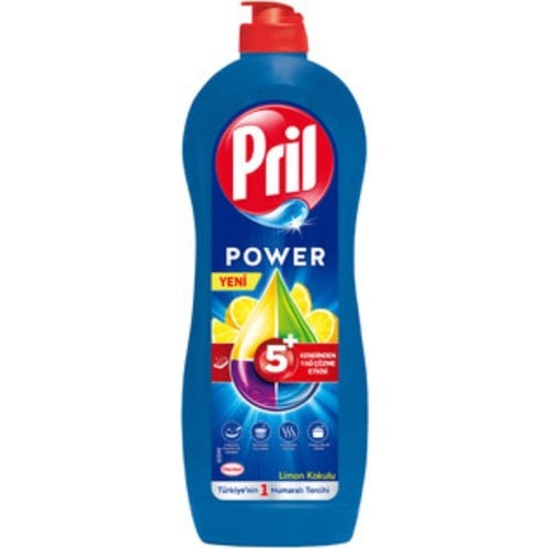Pril Power 5+ Etki Sıvı Elde Bulaşık Yıkama Deterjanı Limon 675 gr